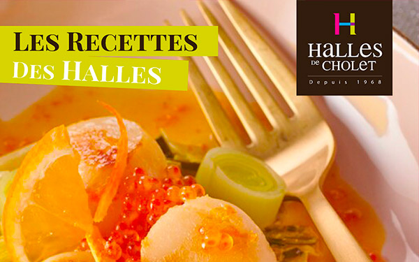 Recette : Saint-Jacques snackées et fondue de poireau