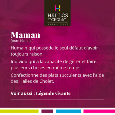 Fête des mères cadeaux sous les halles