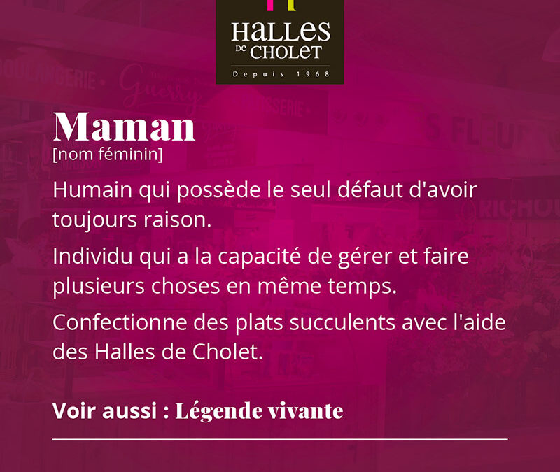 Fête des mères cadeaux sous les halles