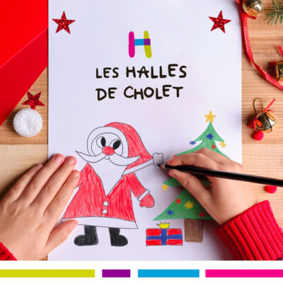 PERE NOEL AUX HALLES + CONCOURS DESSINS