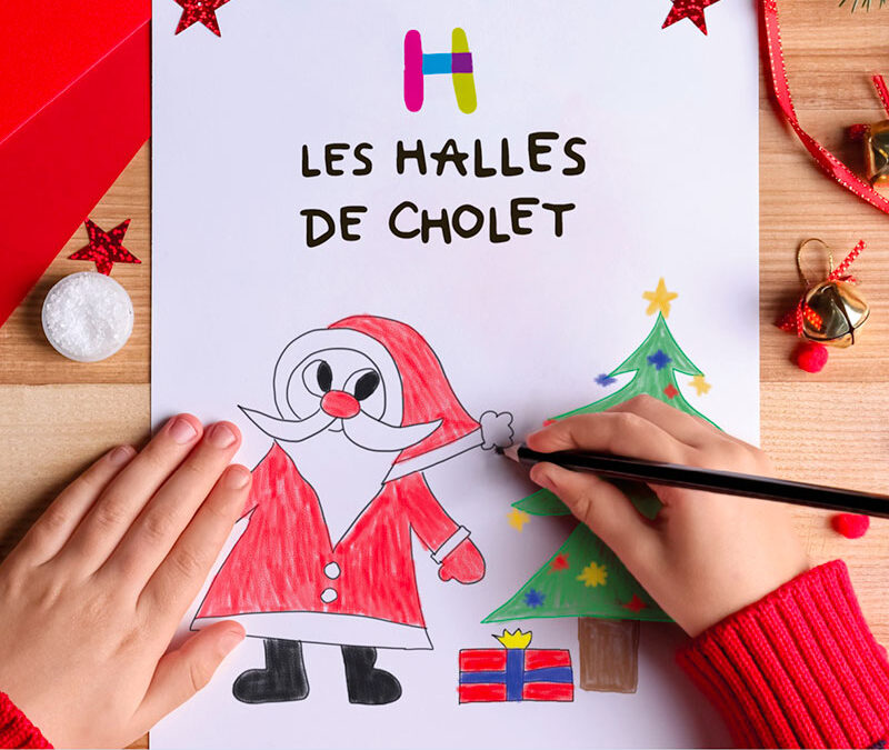 PERE NOEL AUX HALLES + CONCOURS DESSINS